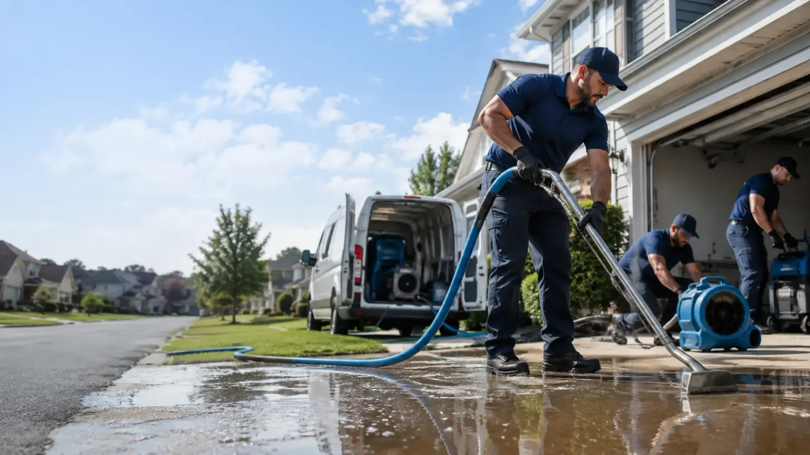 Flood Damage Restoration in Ina, IL